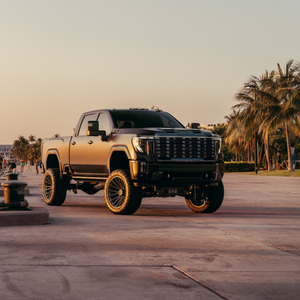 Roue forgée Viorock: Gunmetal Gray, multi-rayons, 19 - 24 pouces, convient à la série <span class=keywords><strong>7</strong></span>. SIERRA F-<span class=keywords><strong>150</strong></span> RAPTOR F250 SUPER DUTY - Product Image 6