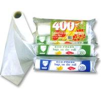 Rouleau de sac d'emballage alimentaire en plastique PE PET T-shirt PEHD LDPE transparent à imprimé personnalisé Rouleau de sac alimentaire en plastique pour supermarché