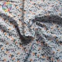 Tela elástica de cuatro vías para vestido, estampado Floral, estilo Country, primavera y verano