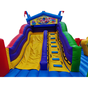 Combo de Tobogán y Brincolín de Grado Comercial, Casa de Brinco Inflable en Oferta, <span class=keywords><strong>Castillo</strong></span> Inflable para Fiestas y Eventos al Aire Libre - Product Image 6