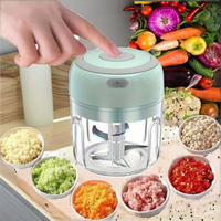 Essentiels de cuisine pour camping-car, équipement de cuisson pour le camping, mini-hachoir alimentaire étanche rechargeable par USB sans fil