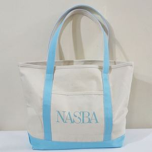 Bolsa de Mano de Lona de Algodón Blanco Natural con Logotipo Personalizado y Asas de Cuerda, Venta al Por Mayor - Product Image 4