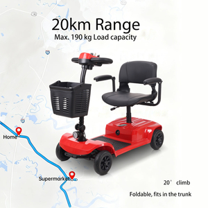 Monopattino Elettrico Pieghevole Seedream X-02 LUCAS PRO 12V 24AH 300W con Cestino e Bracciolo per Mobilità Urbana, Spedizione UE - Product Image 5