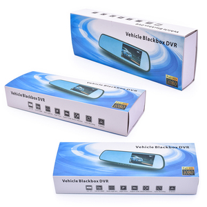 Caméra de tableau de bord de voiture de type rétroviseur, écran de 4,3 pouces avec enregistrement vidéo, double objectif, DVR de voiture - Product Image 5