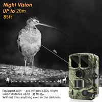Caméra de surveillance de la faune BSTCAM 4K avec connexion vidéo et contrôle par application WiFi, portée IR 20m/85ft, détection de mouvement, déclenchement 0,3s.