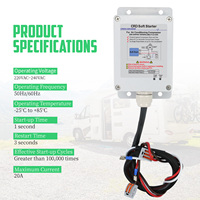 Protector contra sobretensiones de arranque suave de alta potencia de 240V para aire acondicionado RV con corriente de descarga máxima de 20A