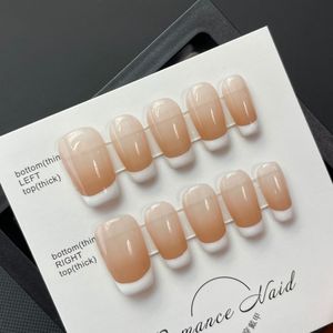 <span class=keywords><strong>Uñas</strong></span> Postizas <span class=keywords><strong>de</strong></span> Diseño Estilo Ojo <span class=keywords><strong>de</strong></span> Gato Francés, 10 Piezas, <span class=keywords><strong>Acrílicas</strong></span> Hechas a Mano, <span class=keywords><strong>Uñas</strong></span> Postizas al por Mayor para Aplicación en Dedos - Product Image 5
