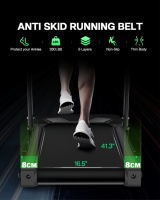 Caminadora Eléctrica Plegable con Inclinación, Capacidad de Peso de 330 Libras, Máquina de Correr Compacta para Gimnasio en Casa, para Uso en Interiores