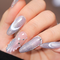 Fournisseurs professionnels OEM d'ongles Vente en gros Flash brillant Vernis à ongles en gel pour les yeux de chat 9000 + Couleurs Ensemble de vernis à ongles en gel UV pour les yeux de chat