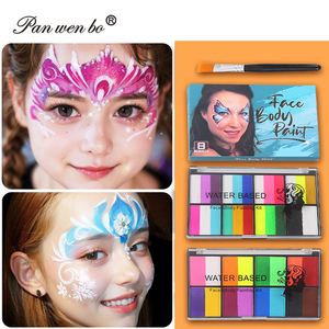 ชุดระบายสี<span class=keywords><strong>หน้า</strong></span>และตัวสำหรับเด็ก พานเวนโบ ใช้น้ำเป็นตัวกระตุ้นการเปิดใช้งาน สี 8 สี ระดับมืออาชีพ ปลอดสารพิษ - Product Image 2