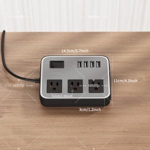 US 3AC Power Strip With 150CM Cord 4 <b>USB</b> Ports and Overload Protection Switch Surge Outlet for Hospital Use - Product Image 4