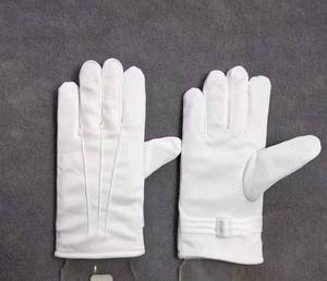 Demi-doigt personnalisé respirant église Regalia blanc coton broderie franc-maçon maçonnique 5017 haute qualité - Product Image 6