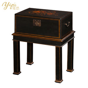 Mueble de Madera Maciza de Estilo Moderno de Mediados de Siglo, Serie Americana Yips LD-1403-1060, con Diseño Floral Hecho a Mano, para el Recibidor - Product Image 1