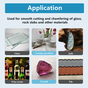 Kim cương thủy tinh cắt lưỡi cưa chân không brazed kim cương Thông tư Lưỡi cưa cho đá granit đá sa thạch đá cẩm thạch - Product Image 2