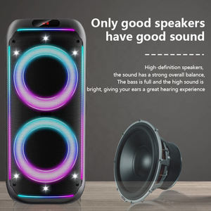WGY-8841 Enceinte Bluetooth portable sans fil avec grand éclairage LED, son puissant et basses profondes, idéale pour les soirées - Product Image 3