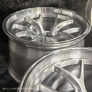 Jantes forgées concaves personnalisées VS-5RS, finition argent brossé, légères, pour voitures de course <span class=keywords><strong>Corvette</strong></span> C6 C8 Z06 <span class=keywords><strong>Corvette</strong></span> C7 Stingray Z51 ZR1 - Product Image 2