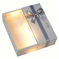 Boîte carrée artisanale haut de gamme, boîte rigide pour appareils électroniques, estampage à chaud personnalisé, gaufrage UV, logo, décoration avec ruban pour ventilateur mobile