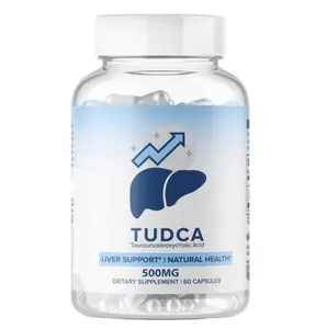 Tudca ตับสนับสนุนแคปซูล-อาหารเสริมทำความสะอาดตับ-ตับช่วยเหลือเกลือน้ำดี-Tudca Bile Salt