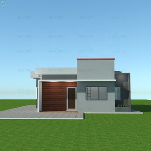 Casa prefabricada <span class=keywords><strong>de</strong></span> hormigón <span class=keywords><strong>de</strong></span> pared ligera moderna, casa <span class=keywords><strong>de</strong></span> 3 dormitorios, casa prefabricada - Product Image 2