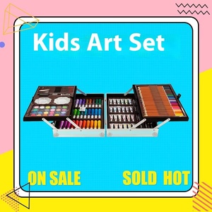 Vente flash : Ensemble de papeterie artistique pour enfants de 145 pièces, kit de peinture couleur avec boîte cadeau pour fournitures de <span class=keywords><strong>dessin</strong></span>, idée cadeau créative - Product Image 5