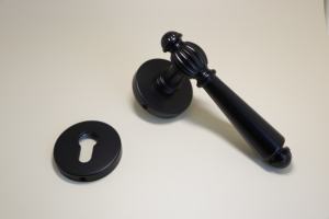 Thiết kế hiện đại Đen Kẽm hợp kim an toàn nội thất <span class=keywords><strong>c</strong></span>ửa xử lý LEVER <span class=keywords><strong>Lock</strong></span> với Lỗ mộng cho khách sạn ứng dụng - Product Image 2