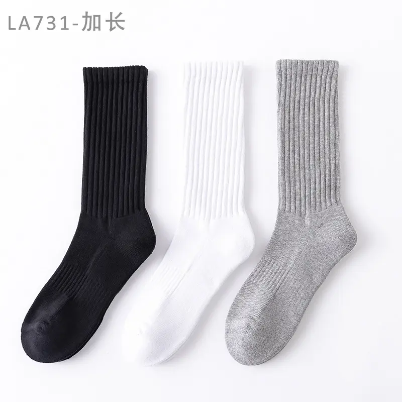 Different Length No Show Ribbed Running 100% Cotton Mens Ankle Sport Compression Socks