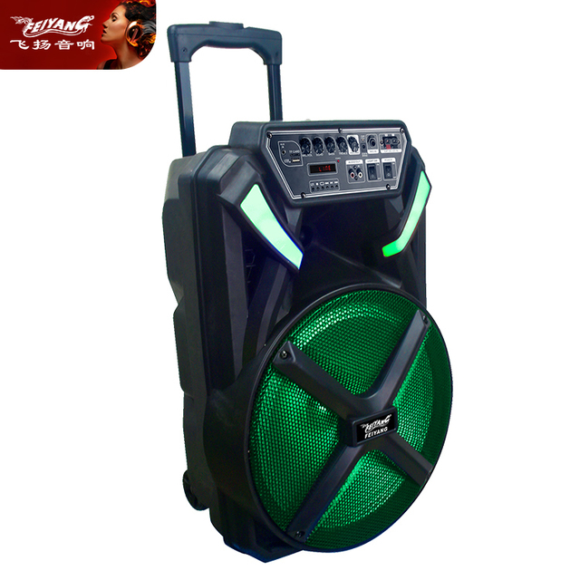 Private Model Cheap Karaoke Home PA Bocina MOBILE Single 15 Inch Tower BT TROLLEY Color LED Quran PORTABLE Audio Loud Speaker