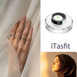 WESLAMIC ITasbih Ramadan Fitness Tracker Anneau de santé musulman Moniteur de fréquence cardiaque Réveil pour Fitness Prière Détaillants - Product Image 4