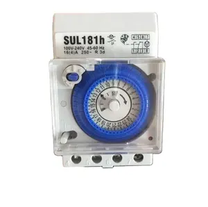 Sul181h interruptor de temporizador, temporizador mecânico ajustável 16a de 12 volts dc