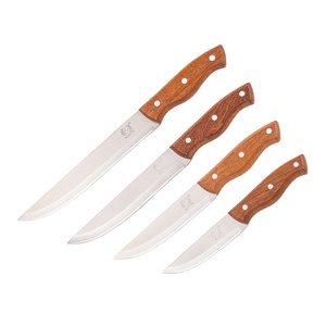 Couteau de Chef de cuisine tranchant 4 ''5'' 6 ''7'' avec manche en bois pour couper la viande, les fruits et les légumes - Product Image 1