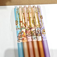 Caja de 22 Piezas de Bolígrafos de Anime Chiikawa, Caja Sorpresa con Lindos Dibujos Animados, Artículos de Papelería para Estudiantes, Marcadores, Bolígrafos de Punta Redonda, Regalo