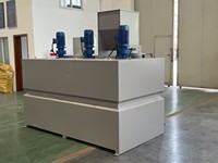 Usine de traitement des eaux usées, équipement de réservoir de mélange de poudre polymère, Machine de dosage, unité de système de préparation de floculants