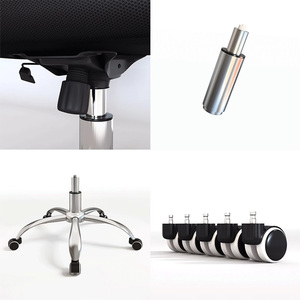 Silla de oficina ergonómica con ajuste de altura Diseño moderno de malla Soporte lumbar-para uso de oficina Silla ejecutiva - Product Image 5
