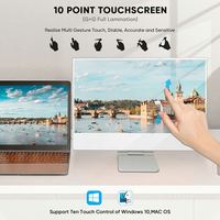 SIBOLAN Stand 16 pulgadas 1080P portátil MacOS pantalla táctil PC Usb Monitor ofrece una portabilidad ligera compacta LCD para computadora portátil