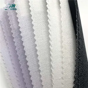 Garment Accessories Manufacturer S H SH 3H 4H Polyester Nylon Cotton 8035 Fusible Hard Cap Interlining