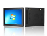 7 Zoll Hochhelligkeits-Industriemonitor 16:9 LCD-Display 1024x600 Eingebetteter Panel-Montagebildschirm für Fabrikautomation OEM