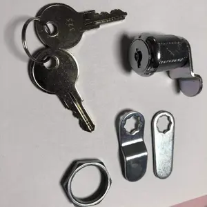 Custom Cerradura Lengueta 35Mm Miniatuur Cilinder Mailbox Buisvormige Kast Hoge Precisie Security Kuiltje Sleutel Veiligheid Cam Lock