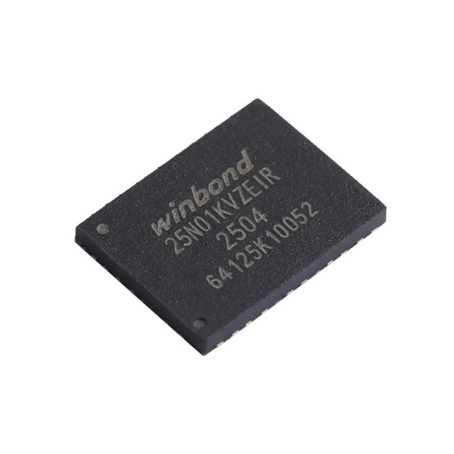 W25N01KVZEIR 1Gbit QSPI SLC NAND Flash Memory IC 104MHz WSON-8 Tray for Winbond
