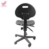 Chaise antistatique PU ESD, tabouret de laboratoire, tabouret industriel pour école, salle, hôpital