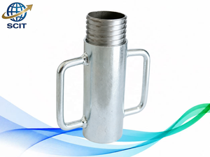 Étai métallique télescopique réglable robuste Q235 peint pour échafaudage de construction, étaiement et coffrage de dalles de béton - Product Image 4
