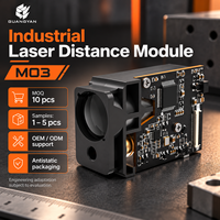 Modul Pengukur Jarak Laser Industri M03-08 Sensor Pengukur Jarak Terintegrasi Jarak Pendek 45 mm hingga 80 m Integrasi Kompak