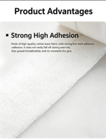 Bande adhésive élastique EAB en coton à chevrons, forte, extensible, compressive, pour haltérophilie, boxe, 2,5 cm x 4,5 m, CE