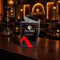 Cartas de Póker con Diseño de Aladino y Shisha, Estilo Alemán, B D K, Negras y Rojas, con Logotipo Personalizado OEM/ODM, Tema de Hookah, Papel Ecológico, Regalo