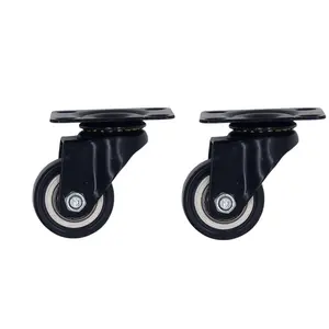 2024 New Arrivals Wear Resisting ODM 2 Inch PU Small Furniture Moving Chair Wheels