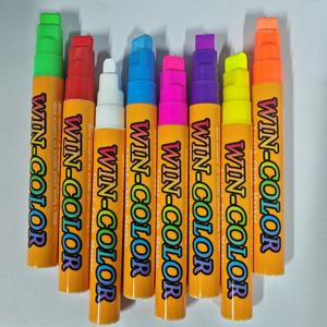 8 Marcadores de <span class=keywords><strong>Tiza</strong></span> Líquida de Colores Neón para Pizarras, <span class=keywords><strong>Pintura</strong></span> para Vidrio, Ventanas, Pizarras Negras, Espejos - Product Image 6