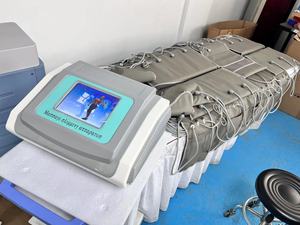 Venta caliente 20 grupos de cámaras de aire Masaje de presión de aire Cuerpo Adelgazante traje de drenaje linfático para cuerpo completo - Product Image 5