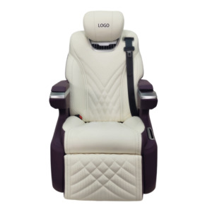 Siège de luxe <span class=keywords><strong>pour</strong></span> fourgonnette commerciale Aero Seat Benz W447 Vito V-Class V250 V300 Metris, siège de voiture, canapé-lit, Alphard Sprinter <span class=keywords><strong>Van</strong></span>, en cuir - Product Image 1