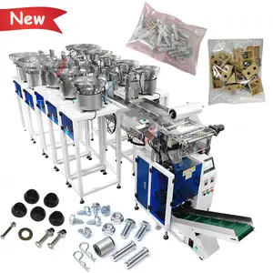 High accuracy automatic nut bolt packing machine sachet bag small fitting plastic parts screw counting packing machine