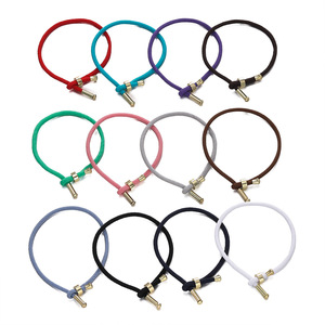 Cuerda de mano de Milán ajustable de 3mm, pulsera de cobre DIY, forma de mariposa con cuentas Unisex con diamante, estilo bohemio, cuerda roja, venta al por mayor - Product Image 2