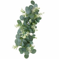 1.8M Tanaman Rambat Sutra Berkualitas Tinggi untuk Latar Belakang Pernikahan Dekorasi Natal Garland Eucalyptus Buatan